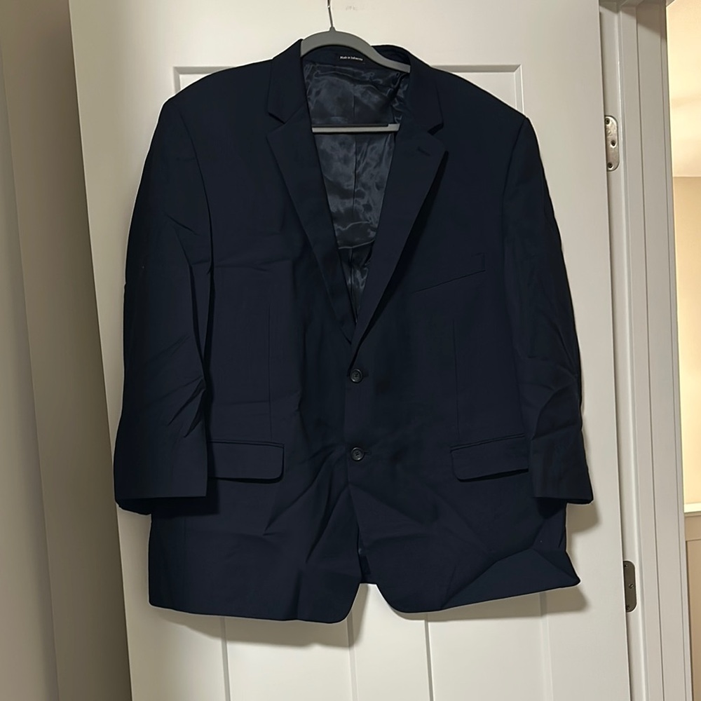 Pronto Uomo Blue Suit with Notched Lapel